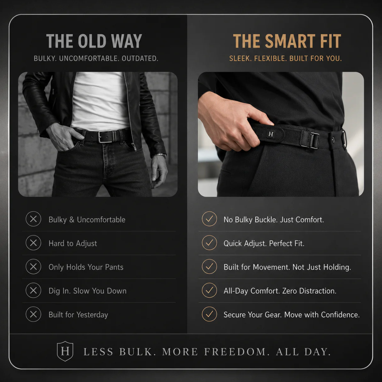 Buckleless Unisex Tactical Belt (BUY 1 GET 1 FREE 🎁)