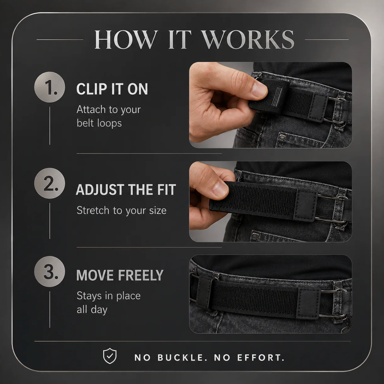 Buckleless Unisex Tactical Belt (BUY 1 GET 1 FREE 🎁)