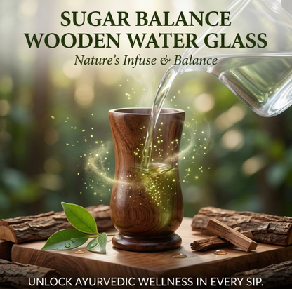 Wooden Water Glass