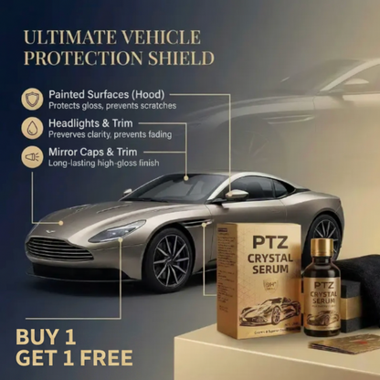 ⚡Hot Sales🔥 PTZ Ceramic Coating for Cars (BUY 1 GET 1 FREE with FREE - Applicator & Microfiber Towel)🔥