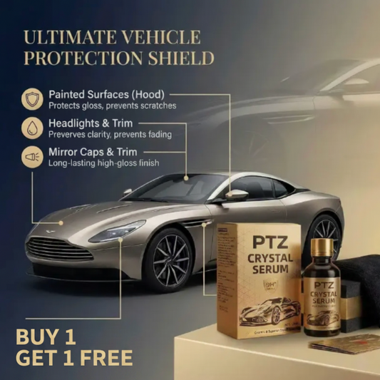 ⚡Hot Sales🔥 PTZ Ceramic Coating for Cars (BUY 1 GET 1 FREE with FREE - Applicator & Microfiber Towel)🔥