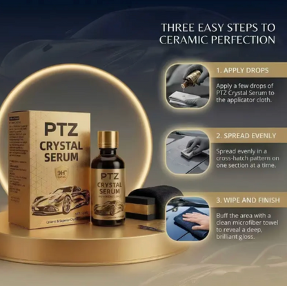 ⚡Hot Sales🔥 PTZ Ceramic Coating for Cars (BUY 1 GET 1 FREE with FREE - Applicator & Microfiber Towel)🔥