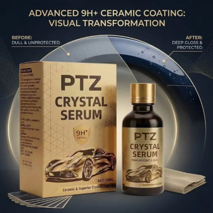 ⚡Hot Sales🔥 PTZ Ceramic Coating for Cars (BUY 1 GET 1 FREE with FREE - Applicator & Microfiber Towel)🔥