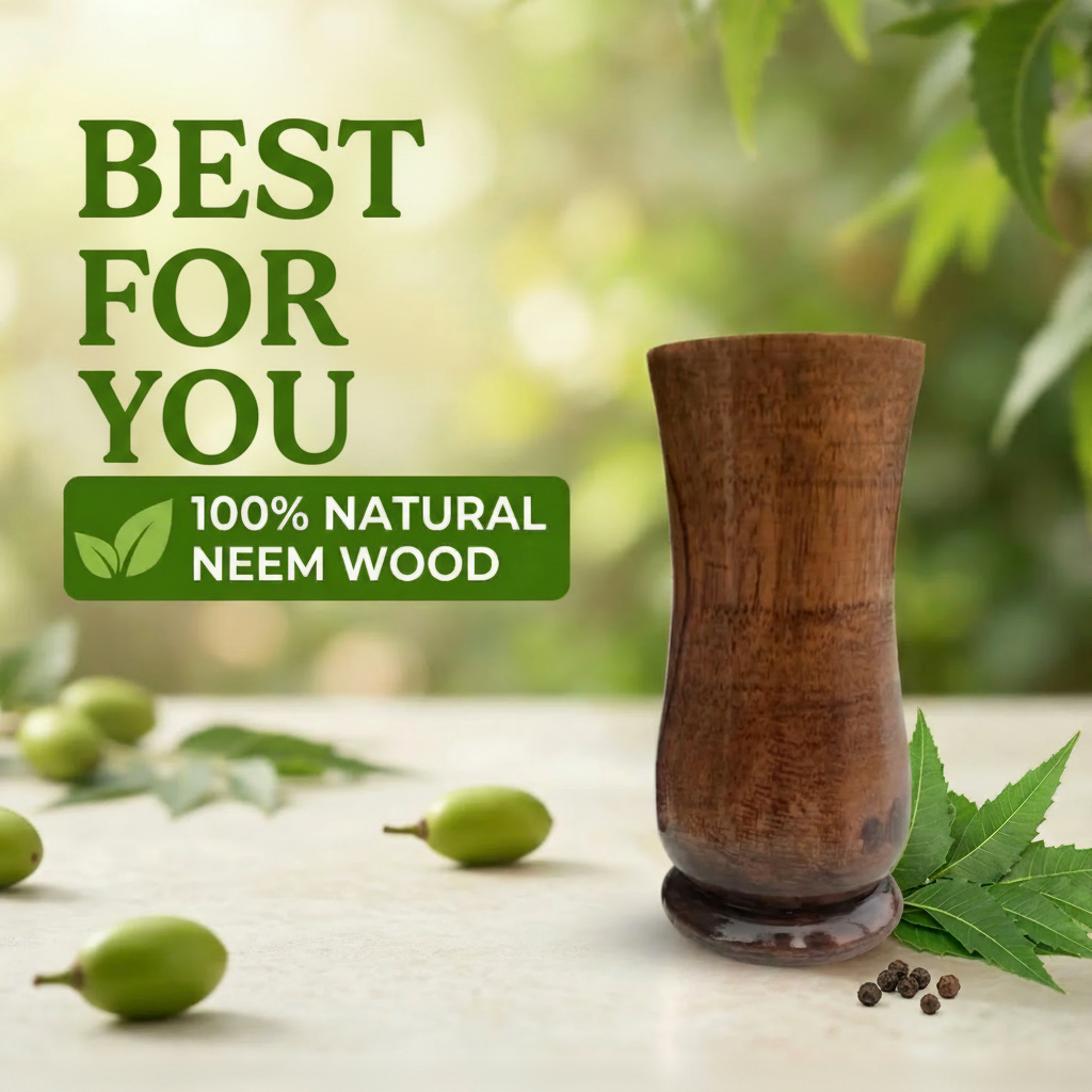 Wooden Water Glass